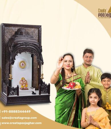 Creata PoojaGhar- home temple-PoojaGhar