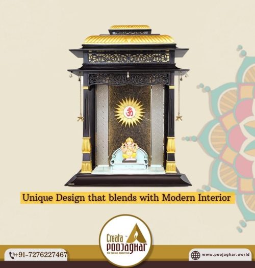 wooden temple for home- Creata PoojaGhar