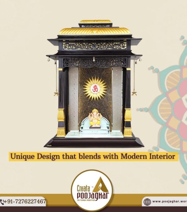 wooden temple for home- Creata PoojaGhar