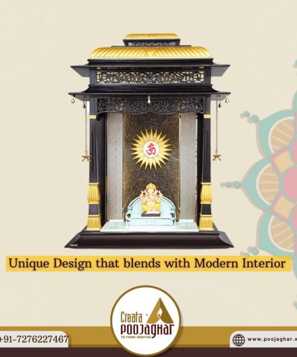 wooden temple for home- Creata PoojaGhar