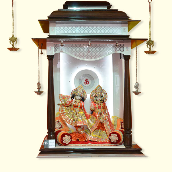 Creata Grand Imperial Teak Wood Designer Mandir for Home