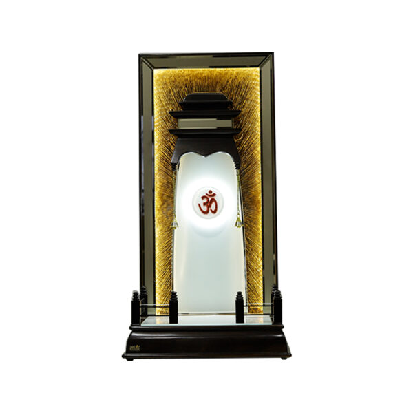 Royal Dark Teak Wood Designer Mandir for Home