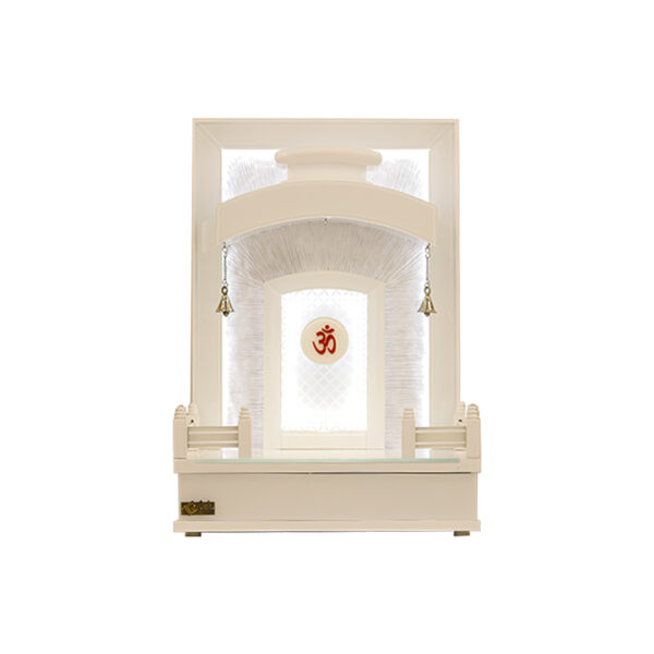 Ivory Grace Teak Wood Designer Mandir for Home – New Set 3-1